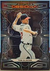 Tom Glavine [Carolina Blue] #18 Baseball Cards 2023 Panini Chronicles Obsidian Prices