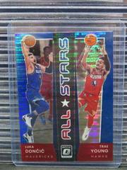 Luka Doncic, Trae Young [Blue Pulsar] Basketball Cards 2021 Panini Donruss Optic All Stars Prices
