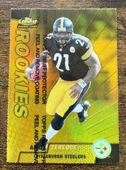 Amos Zereoue [Gold Refractor w/ Coating] #155 Football Cards 1999 Topps Finest Prices