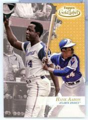 Hank Aaron [Class 1 5x7] #91 Baseball Cards 2017 Topps Gold Label Prices