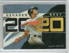 Juan Soto [Blue] Baseball Cards 2020 Topps Decade's Next Prices
