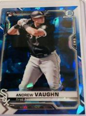 Andrew Vaughn #5 Baseball Cards 2021 Bowman Chrome Sapphire Prices