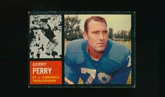 Gerry Perry Football Cards 1962 Topps Prices