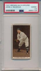 John J. McGraw Baseball Cards 1912 T207 Brown Background Prices