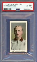 George Suggs Baseball Cards 1911 M116 Sporting Life Prices