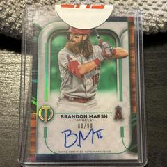 Brandon Marsh [Green] #TA-BM Baseball Cards 2022 Topps Tribute Autographs Prices
