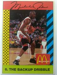 Michael Jordan [The Backup Dribble] Basketball Cards 1990 McDonald's Michael Jordan Prices