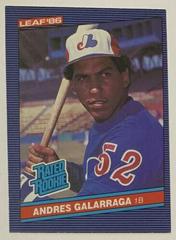 Andres Galarraga #27 Baseball Cards 1986 Leaf Prices