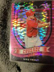 Mike Trout [Pink Pulsar] #19 Baseball Cards 2021 Panini Chronicles Crusade Prices