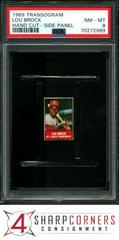 Lou Brock [Hand Cut Side Panel] Baseball Cards 1969 Transogram Prices