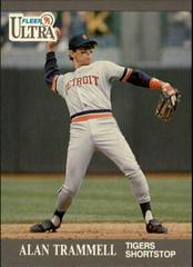 Alan Trammell #129 Baseball Cards 1991 Ultra Prices