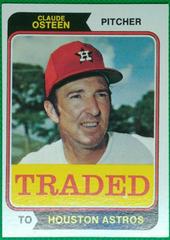 Claude Osteen Baseball Cards 1974 Topps Traded Prices