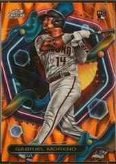 Gabriel Moreno [Orange Galactic] #14 Baseball Cards 2023 Topps Cosmic Chrome Prices