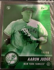 Aaron Judge [Green] #20 Baseball Cards 2017 Topps Bunt Prices