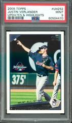 Justin Verlander Baseball Cards 2009 Topps Updates & Highlights Prices