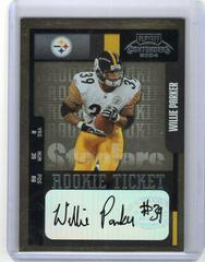 Willie Parker [Autograph] #188 Football Cards 2004 Playoff Contenders Prices