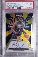 Anthony Edwards [Gold] Basketball Cards 2021 Panini Spectra In The Zone Autographs Prices