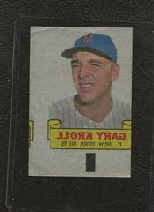 Gary Kroll Baseball Cards 1966 Topps Rub Offs Prices