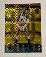 Bennedict Mathurin [Gold] #19 Basketball Cards 2022 Panini Select Numbers Prices