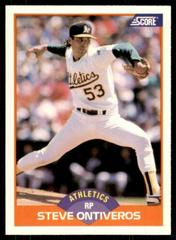 Steve Ontiveros #337 Baseball Cards 1989 Score Prices