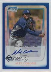 Alex Colome [Red Refractor Autograph] #BCP161 Baseball Cards 2011 Bowman Chrome Prospects Prices