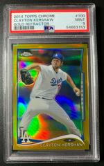 Clayton Kershaw [Gold Refractor] Baseball Cards 2014 Topps Chrome Prices