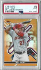 Mike Trout [Orange] #27 Baseball Cards 2022 Topps Finest Prices