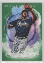 Ronald Acuna Jr. [Green] #100 Baseball Cards 2019 Topps Inception Prices