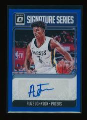 Alize Johnson [Blue] Basketball Cards 2018 Panini Donruss Optic Signature Series Prices