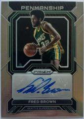 Fred Brown #PNM-FBR Basketball Cards 2022 Panini Prizm Penmanship Autographs Prices