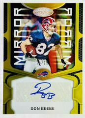 Don Beebe [Gold] #MS89 Football Cards 2023 Panini Certified Mirror Signatures Prices