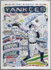 Aaron Judge, Babe Ruth [Artist Proof Silver Frame] #446 Baseball Cards 2021 Topps Project 70 Prices