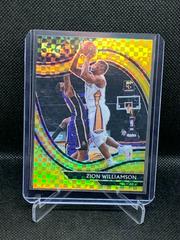 Zion Williamson [Gold Prizm] #213 Basketball Cards 2020 Panini Select Prices