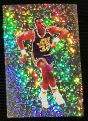 Karl Malone Foil #100 Basketball Cards 1992 Panini Sticker Prices