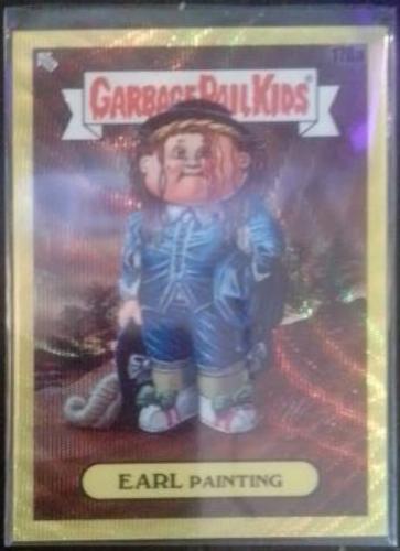 EARL Painting [Yellow Wave Refractor] #178a 2022 Garbage Pail Kids Chrome