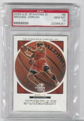 Michael Jordan Basketball Cards 2003 Upper Deck Standing O Prices