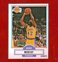 James Worthy Basketball Cards 1990 Fleer Prices