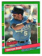George Brett Baseball Cards 1991 Donruss Highlights Prices
