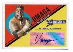 Umaga Wrestling Cards 2006 Topps Heritage II WWE Autographs Prices
