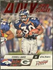 Terrell Davis [Red] Football Cards 2022 Panini Prestige Any Given Sunday Prices