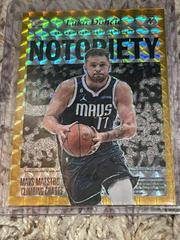 Luka Doncic [Gold] #4 Basketball Cards 2022 Panini Mosaic Notoriety Prices
