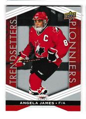 Angela James Hockey Cards 2023 Upper Deck Tim Hortons Legends Trendsetters Prices