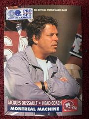 Jacques Dussault Football Cards 1991 Pro Set Wlaf Inserts Prices