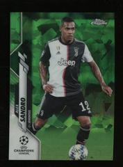 Alex Sandro [Green] #6 Soccer Cards 2019 Topps Chrome UEFA Champions League Sapphire Prices
