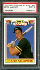Mark McGwire Baseball Cards 1988 Topps Glossy Rookies Prices