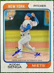 Kodai Senga Baseball Cards 2023 Topps Heritage Real One Autographs High Number Prices