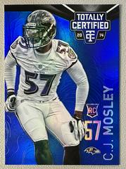 C.J. Mosley [Mirror Platinum Blue] #106 Football Cards 2014 Panini Totally Certified Prices