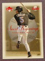 Tsuyoshi Shinjo #148 Baseball Cards 2001 Upper Deck Sweet Spot Prices