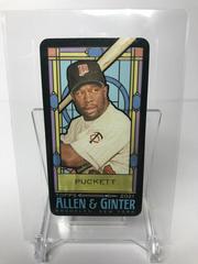 Kirby Puckett [Mini Stained Glass] #383 Baseball Cards 2021 Topps Allen & Ginter Prices