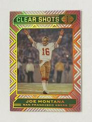 Joe Montana [Green] Football Cards 2020 Panini Illusions Clear Shots Prices